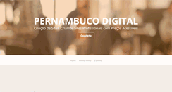 Desktop Screenshot of pernambucodigital.com.br