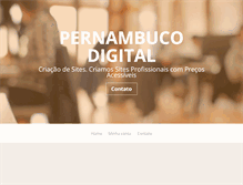 Tablet Screenshot of pernambucodigital.com.br